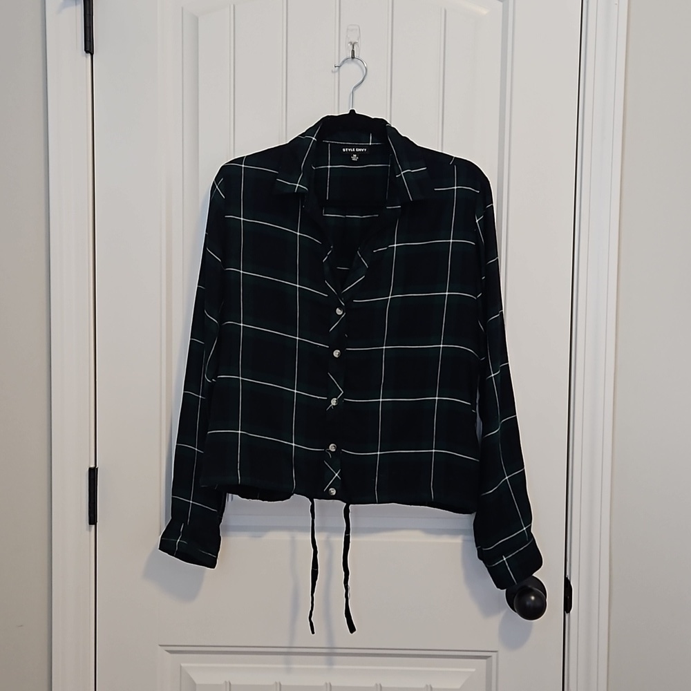 Green Women's Flannel Size M